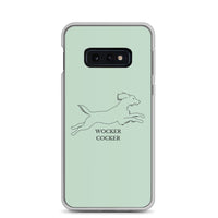 Wocker Cocker - Working Cocker Spaniel - Samsung Phone Case - Pale Green