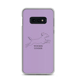 Wocker Cocker - Working Cocker Spaniel - Samsung Phone Case - Purple
