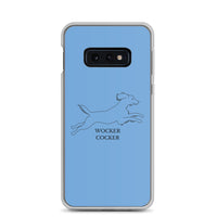 Wocker Cocker - Working Cocker Spaniel - Samsung Phone Case - Blue