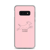 Wocker Cocker - Working Cocker Spaniel - Samsung Phone Case - Pink