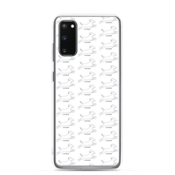 Cocker Spaniel Samsung Phone Case - White