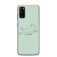 Wocker - Working Cocker Spaniel - Samsung Phone Case - Pale Green