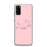Wocker - Working Cocker Spaniel - Samsung Phone Case - Pink