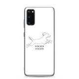 Wocker Cocker - Working Cocker Spaniel - Samsung Phone Case - White