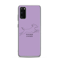 Wocker Cocker - Working Cocker Spaniel - Samsung Phone Case - Purple