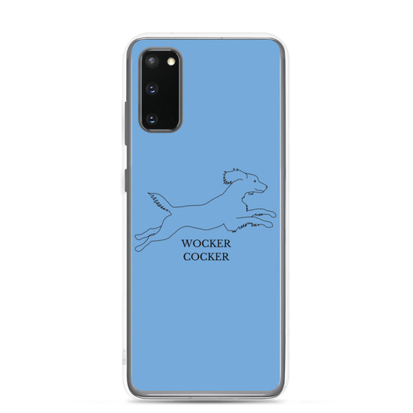 Wocker Cocker - Working Cocker Spaniel - Samsung Phone Case - Blue
