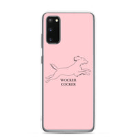 Wocker Cocker - Working Cocker Spaniel - Samsung Phone Case - Pink