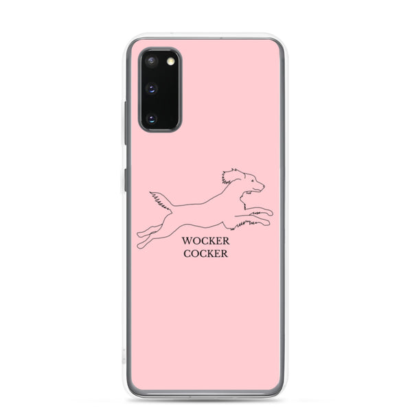 Wocker Cocker - Working Cocker Spaniel - Samsung Phone Case - Pink