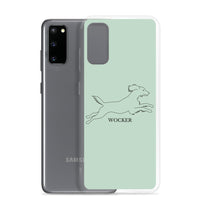 Wocker - Working Cocker Spaniel - Samsung Phone Case - Pale Green