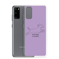 Wocker Cocker - Working Cocker Spaniel - Samsung Phone Case - Purple