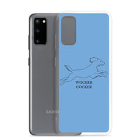 Wocker Cocker - Working Cocker Spaniel - Samsung Phone Case - Blue