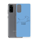 Wocker Cocker - Working Cocker Spaniel - Samsung Phone Case - Blue