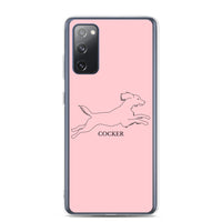 Cocker Spaniel Samsung Phone Case - Pink