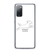 Wocker Cocker - Working Cocker Spaniel - Samsung Phone Case - White