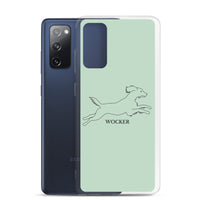 Wocker - Working Cocker Spaniel - Samsung Phone Case - Pale Green