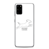 Wocker Cocker - Working Cocker Spaniel - Samsung Phone Case - White