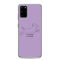 Wocker Cocker - Working Cocker Spaniel - Samsung Phone Case - Purple