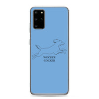 Wocker Cocker - Working Cocker Spaniel - Samsung Phone Case - Blue