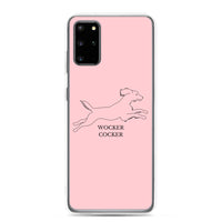Wocker Cocker - Working Cocker Spaniel - Samsung Phone Case - Pink