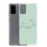 Wocker - Working Cocker Spaniel - Samsung Phone Case - Pale Green