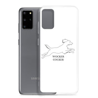 Wocker Cocker - Working Cocker Spaniel - Samsung Phone Case - White