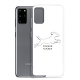 Wocker Cocker - Working Cocker Spaniel - Samsung Phone Case - White