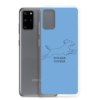 Wocker Cocker - Working Cocker Spaniel - Samsung Phone Case - Blue