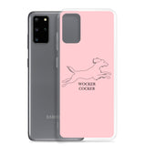 Wocker Cocker - Working Cocker Spaniel - Samsung Phone Case - Pink