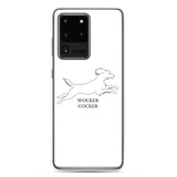 Wocker Cocker - Working Cocker Spaniel - Samsung Phone Case - White