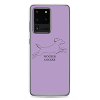 Wocker Cocker - Working Cocker Spaniel - Samsung Phone Case - Purple