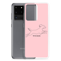 Wocker - Working Cocker Spaniel - Samsung Phone Case - Pink