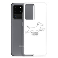 Wocker Cocker - Working Cocker Spaniel - Samsung Phone Case - White