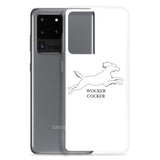 Wocker Cocker - Working Cocker Spaniel - Samsung Phone Case - White
