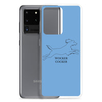 Wocker Cocker - Working Cocker Spaniel - Samsung Phone Case - Blue