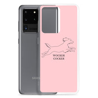 Wocker Cocker - Working Cocker Spaniel - Samsung Phone Case - Pink
