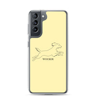 Wocker - Working Cocker Spaniel - Samsung Phone Case - Pale Yellow