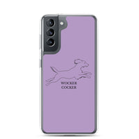 Wocker Cocker - Working Cocker Spaniel - Samsung Phone Case - Purple
