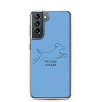 Wocker Cocker - Working Cocker Spaniel - Samsung Phone Case - Blue