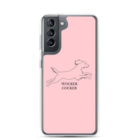 Wocker Cocker - Working Cocker Spaniel - Samsung Phone Case - Pink