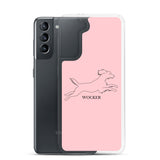 Wocker - Working Cocker Spaniel - Samsung Phone Case - Pink