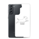 Wocker Cocker - Working Cocker Spaniel - Samsung Phone Case - White