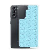 Wocker Cocker - Working Cocker Spaniel - Samsung Phone Case - Light Blue