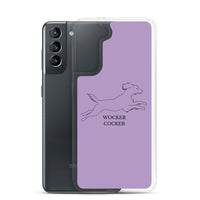 Wocker Cocker - Working Cocker Spaniel - Samsung Phone Case - Purple