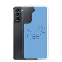 Wocker Cocker - Working Cocker Spaniel - Samsung Phone Case - Blue