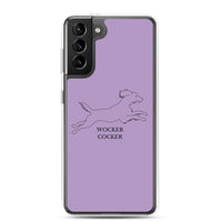 Wocker Cocker - Working Cocker Spaniel - Samsung Phone Case - Purple