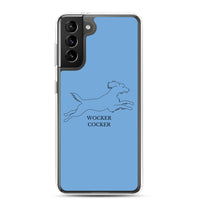 Wocker Cocker - Working Cocker Spaniel - Samsung Phone Case - Blue