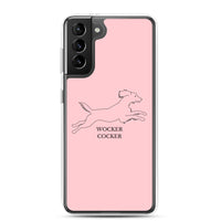 Wocker Cocker - Working Cocker Spaniel - Samsung Phone Case - Pink