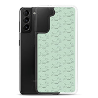 Cocker Spaniel Samsung Phone Case - Light Green
