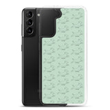Cocker Spaniel Samsung Phone Case - Light Green