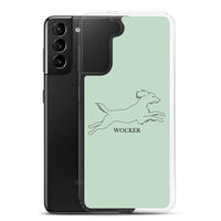 Wocker - Working Cocker Spaniel - Samsung Phone Case - Pale Green